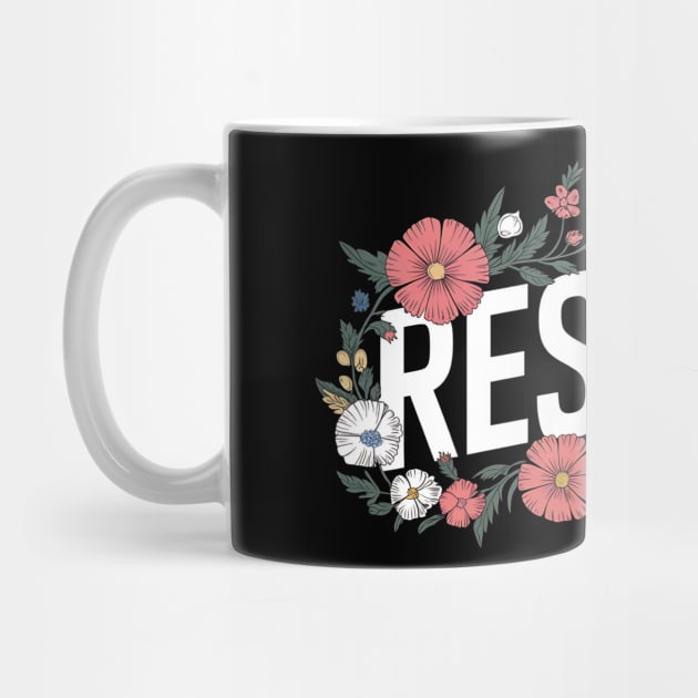 Resist Floral Protest Trump Anti Trump by ArtistTee ⭐⭐⭐⭐⭐